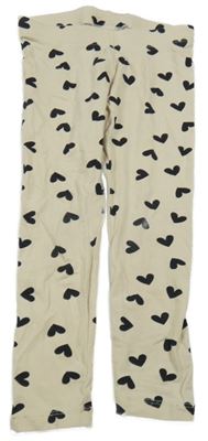 Béžové legíny se srdíčky Lupilu