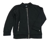 Černá propínací mikina F&F