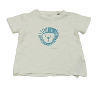 Bílé tričko s lvem