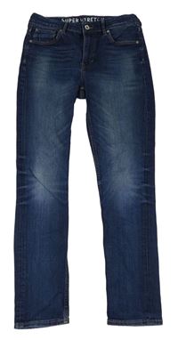 Tmavomodré skinny rifle H&M