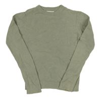 Khaki lehký svetr 