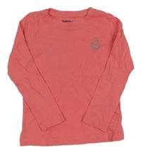 Růžové triko s tučňákem Lupilu