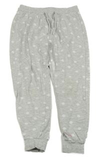 Šedé puntíkaté lehké tepláky H&M