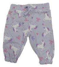 Lila tepláky s jednorožci Primark