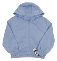 Nové - světlemodrá propínací mikina s kapucí dunnes
