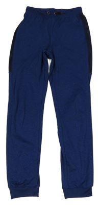 Tmavomodré melírované sportovní tepláky Yigga