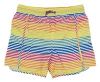 Barevné pruhované plážové kraťasy Mountain Warehouse