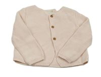 Světlerůžový propínací svetr Primark