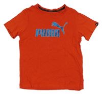 Červené tričko s logem Puma