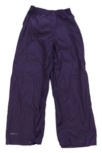 Fialové šusťákové nepromokavé kalhoty Mountain Warehouse