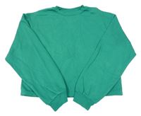 Zelená crop mikina H&M