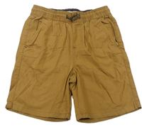 Hnědé plátěné kraťasy Denim Co.