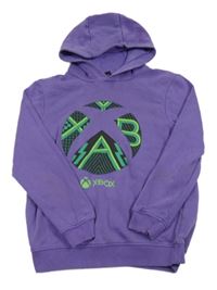 Fialová mikina s kapucí - XBOX George
