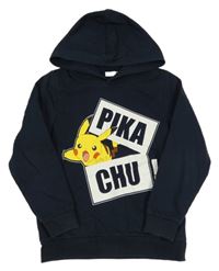 Tmavomodrá mikina s Pikachu a kapucí Name it