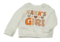 Bílá mikina s nápisem Shein