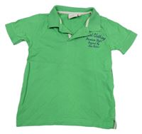 Zelené polo tričko s nápisem Tom Tailor