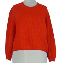 Dámský červený crop svetr Topshop vel. 32