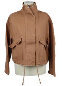 Dámská rezavá riflová crop bunda Primark