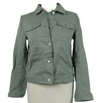 Dámská khaki košilová crop bunda Roman 