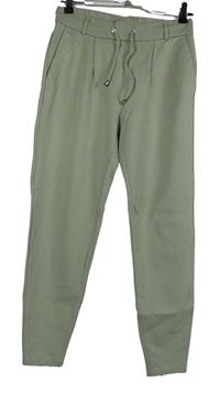 Dámské světlekhaki teplákové kalhoty Amisu 