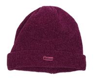 Dámská tmavorůžová žinylková čepice 