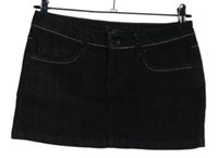 Dámská černá riflová minisukně 