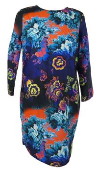 Dámské barevné květované šaty Asos 