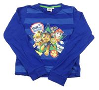 Modré pruhované triko s Paw Patrol zn. Nickelodeon