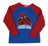 Modro-červená fleecová mikina se Spider-manem Marvel