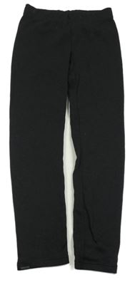 Černé spodní funkční kalhoty Decathlon