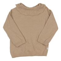 Světlerůžový svetr s límečkem F&F