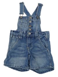 Modré riflové laclové kraťasy H&M