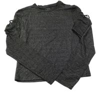 Černé třpytivé triko M&S