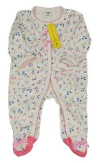 Nové - bílo-květovaný overal Shein