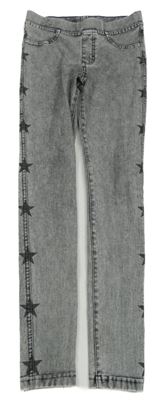 Šedé džegíny H&M