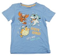 Světlemodré tričko se žralokem INFINITY KIDS 