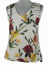 Dámská smetanová halenka s květy Please