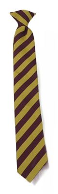 Kostým - Vínovo-zlatá pruhovaná kravata - Harry Potter