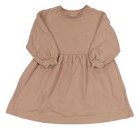 Růžové teplákové šaty H&M