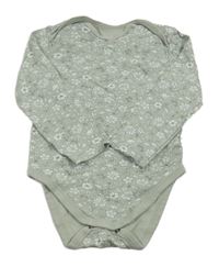 Zelenošedé body s kytičkami C&A