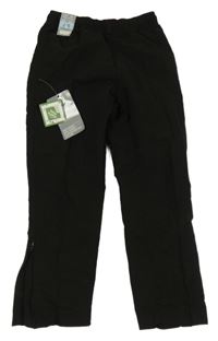 Nové - Černé šusťákové podšité kalhoty Dunnes