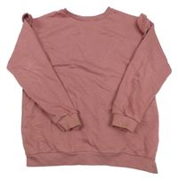 Růžová mikina s volánky H&M
