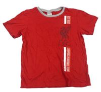 Červeno-šedé tričko L.F.C.