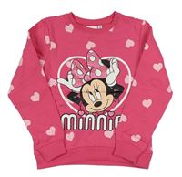 Růžová mikina s Minnií Disney