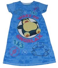 Modrá noční košile s Pokémony 
