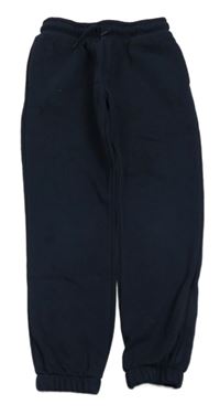 Tmavomodré cuff tepláky Dunnes 