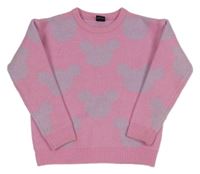 Růžový svetr s Mickeym Primark