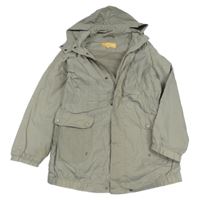 Béžová šusťáková jarní parka s kapucí One by One 