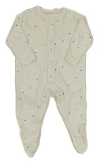 Bílý overal s puntíky Primark