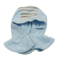 Světlemodro-pruhovaná fleecová kukla C&A